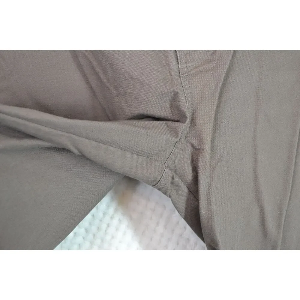 Cabela's Men's 40x30 Brown Heavyweight Canvas Hiking Reinforced Cargo Pants